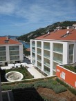 Apartment 505-J front terrace view on new lapad dvori complex rent in dubrovnik